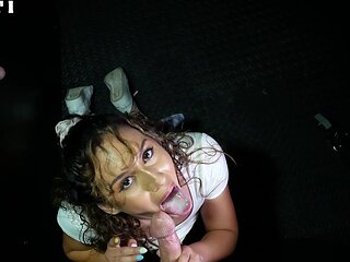Liv Revamped got fucked through a gloryhole in pov style