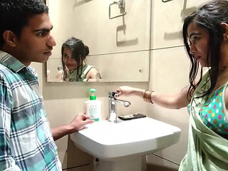 Fucked Stepsister naked in the bathroom