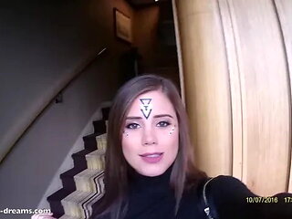 Publickick Com - Littlecaprice Blowjob Close to the Hotel-reception