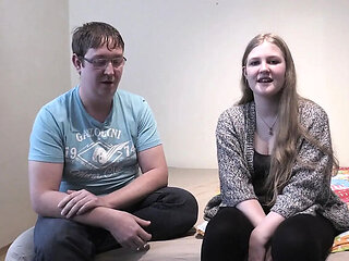 Julia's Wild Threesome Blowjob & Cum on Tits