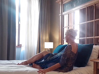 Amateur Blonde Mature Wife Enjoys Sex After Walk