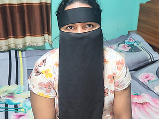 Desi Muslim Hijab Step bhabi Fuck tight pussy Beautiful Step bhabi Sex Video part 01