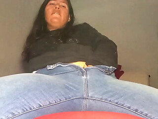 What Is Hiding Under My Jeans? - Masturbation and vibrator toy