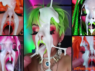 Hot Girls do facials