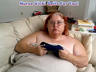 Nurse Vicki Pretends to Spit on You!