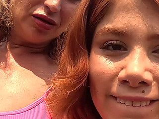 Wetting Jeans on a Bare Foot Hike Together