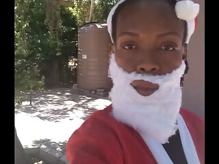 Black Ebony Merry :Xmas to you all! video message