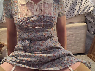 Riding my BBC dildo makes my cock grow