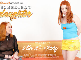 Mom Punishing Her Disobedient Stepdaughter