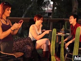 Two beauties enjoy hot lesbian pleasures ft. Justine Joli: Big Tits, Big Boobs  Redhead Porn