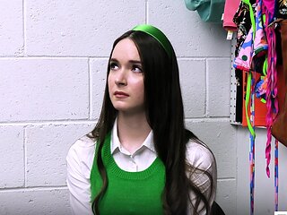 Brunette chick Hazel Moore rides the big cock of Jack Vegas in a steamy scene.