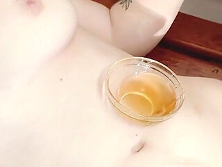 Exploring the Senses #3: the Taste - an Intense Trio Where Taste Leads to Horniness and Ends in Cum in the Mouth.