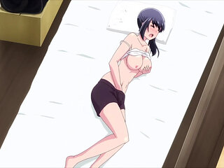 Yoasobi Gurashi fingering in her ass in front of his friend