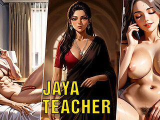 Jaya Teacher Part 5 - Telugu Sex Story Conversation & Blowjob with Rahim - Uncensored HD