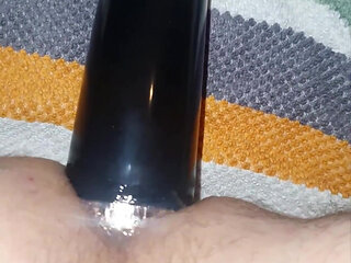 I'm Riding a Dildo, Natural, Blue, Huge