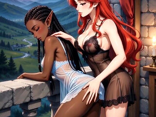 ErosQuest - Zorra the Red Blade - Sapphic Pleasures - Soft Erotic - AI Content