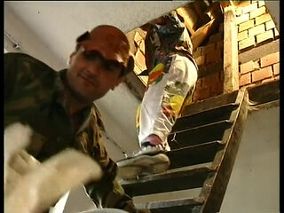 Short hair mature slut rides guy's big and hard prick