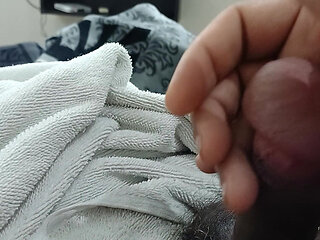 Are you ready for Dunkin' Donuts? Shaking daddy's cock with a hot hairy pussy