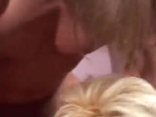 Mature woman loves the young cock cum in mouth
