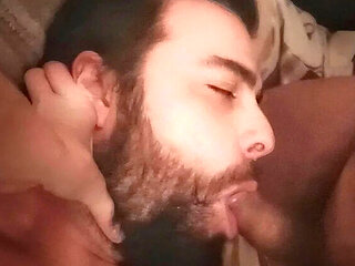 Amateur Teen Threesome Cuckold Husband Eats Cum - Kelly & Erick