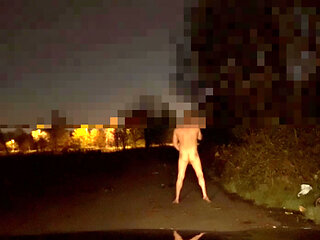 Naked in road pt4 twerking and jerking