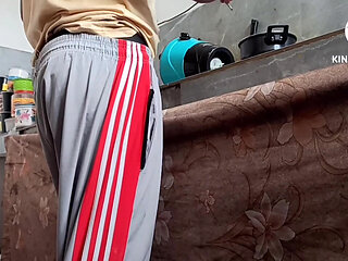 Straight Friend first time In Underwear Big Monster Cock