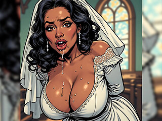 Sexy Indian Women in Church (ai Art)