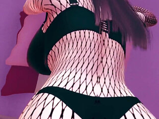 Hinata Hyouga with Naruto in POV Doggy