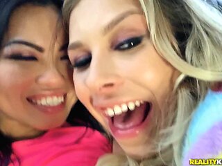 Cindy Starfall's Cute Passion Ignites Asian Latina Lesbian Heat