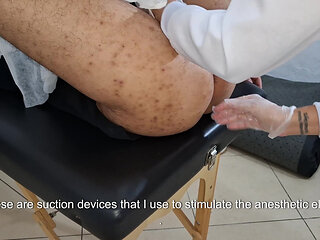 Patient is seen by a lesbian urologist who fucks him.