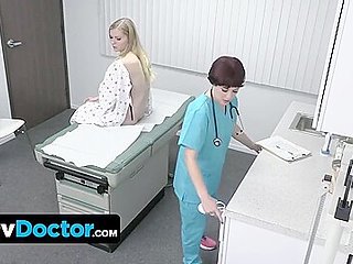 Cute Babe Gets Special Treatment From And Nurse - Harlow West