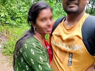 Desi Bhabhi Forest Blowjob - Hot Village Sex With Permi Pooja Outdoor