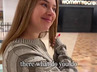 The First Meeting in the Cinema Led to Sex with a Blonde with a Big Ass and Inside