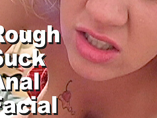 Claire James & Simon Synister Rough Suck Anal Facial Zy2687