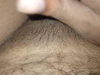 Small dick goes big cock during vibration