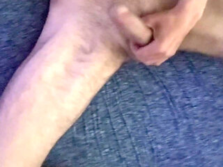 Sweet mommy finally makes playboy's climax after hours of masturbating himself