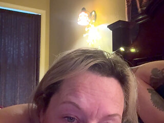 Mature Wife Plays with Food and Cock