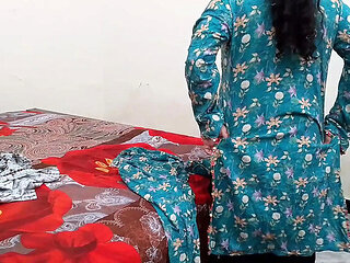 Desi Sister In Law Caught From Behind By Brother In Law - Rough Doggy Style Fuck & Huge Ass Creampie