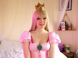 POV: Princess Peach Fingers & Fucks Herself for You