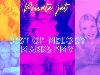 Melody Marks - Best moments VR PMV by private jet - PrivateJet