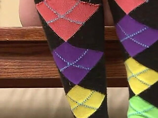 Socks Make Her Sugar Daddy's Cock Erupt