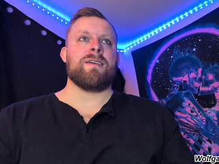 Your Straight Roommate Catches You Jerking Off, Cums On Your Boxers - Wolfgang White POV Roleplay With Cum Play