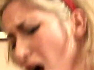 Young blonde teen fucked with black neighbor