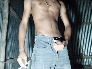 Hot jerked porn video with smoking