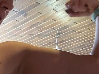 Redhead MILF Showing Her Strong Muscles