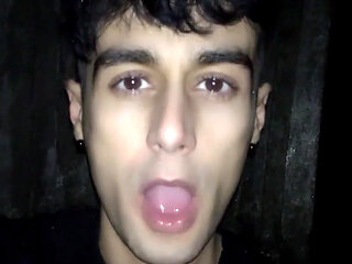 Play with Cum in Mouth After Cruising - Swallowing Stranger Cum