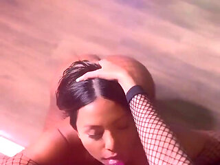 Fishnets Butt Plugs and Fucking My Best Friend's Strap on