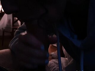 Amateur chick and her blowjob talent