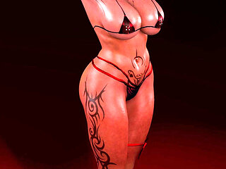 3D Model Succubus Dancing for You