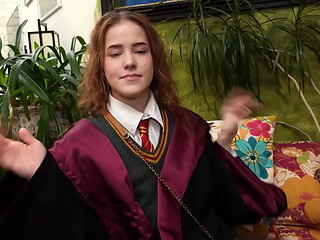 Harry Potter fucks Hermione with his magic wand